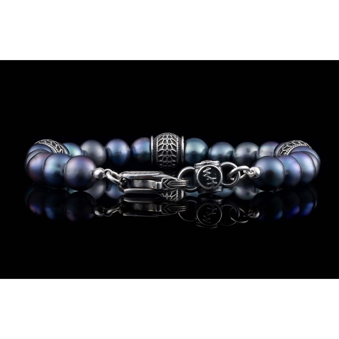 William Henry Bracelets in Silver containing Pearl BB57PP-LG