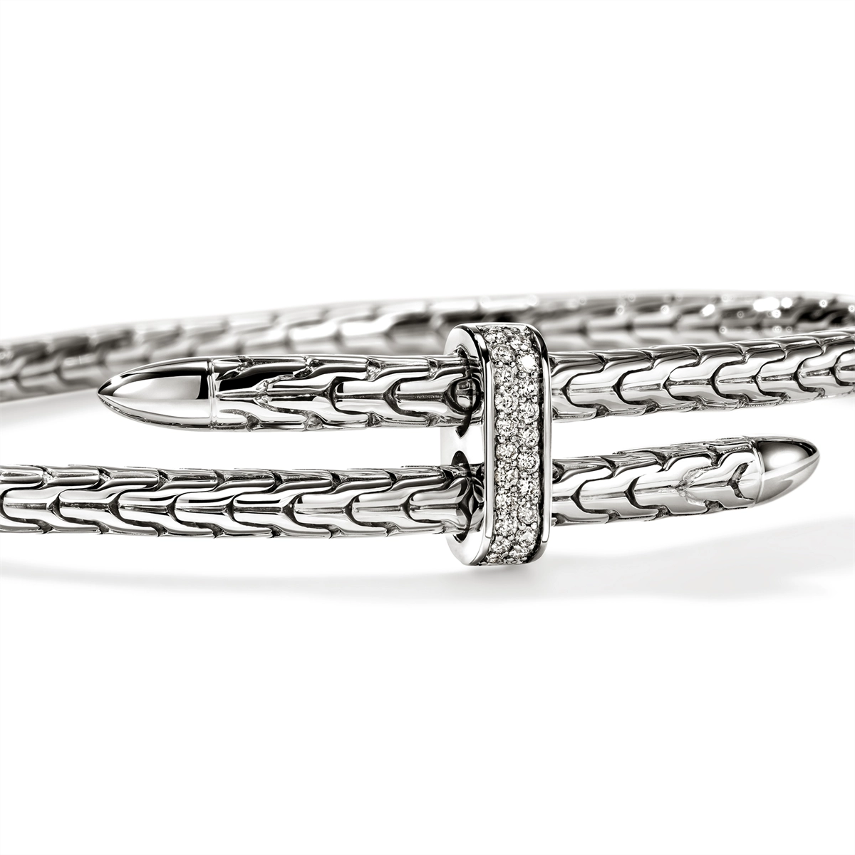 John Hardy Bracelets in Silver containing Diamond CBP987872DIXUM
