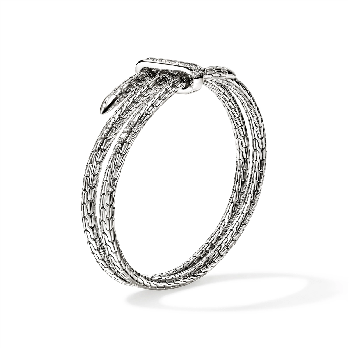 John Hardy Bracelets in Silver containing Diamond CBP988392DIXM