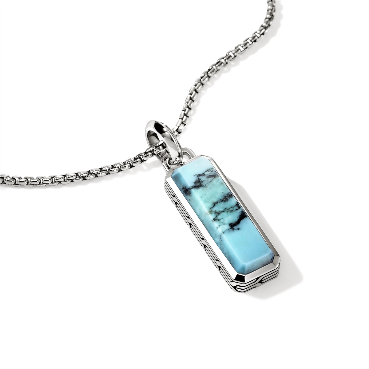 John Hardy Necklaces in Silver containing Turquoise NMS988001TQX22