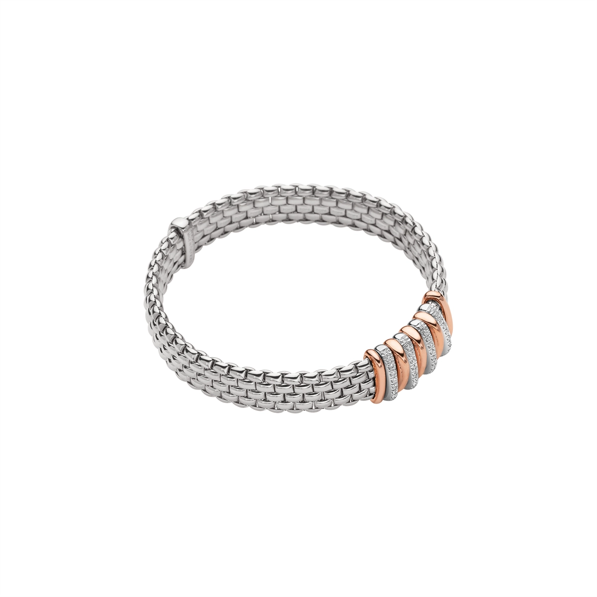 FOPE Bracelets in Mixed Metals containing Diamond 58804BX_BB_B_RBX_00L