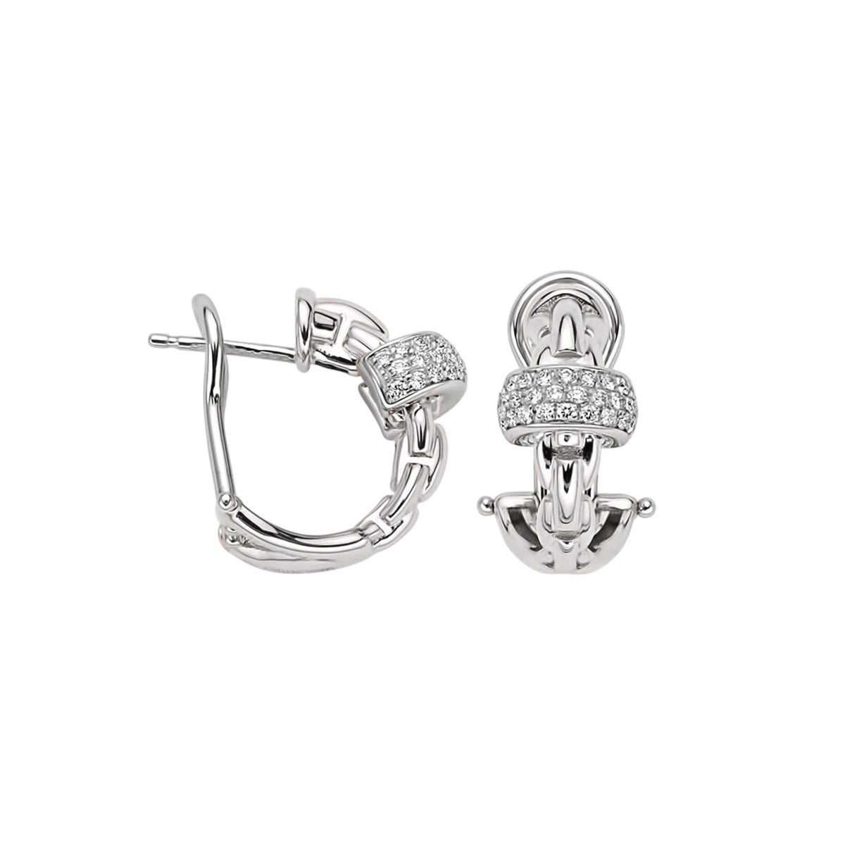 FOPE Earrings in White Gold containing Diamond 70705OX_PB_B_XBX_000