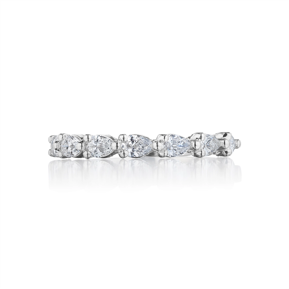 Tacori Wedding Rings in White Gold containing Diamond 2687 2.2 B 3/4 W