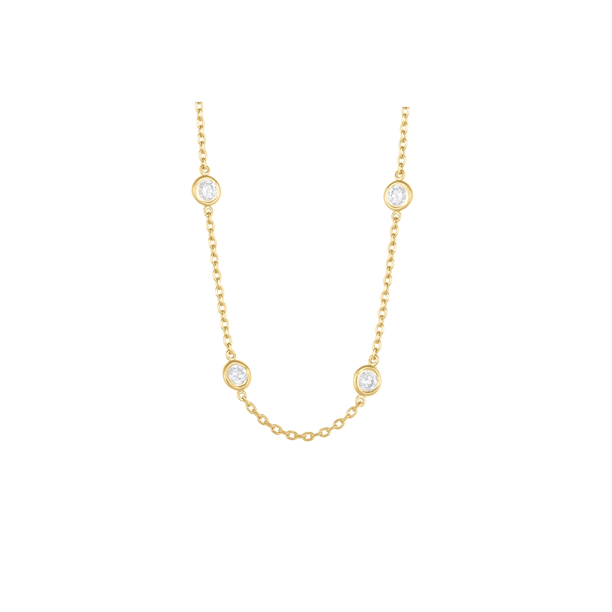 Necklaces Necklaces in Yellow Gold containing Diamond 447442