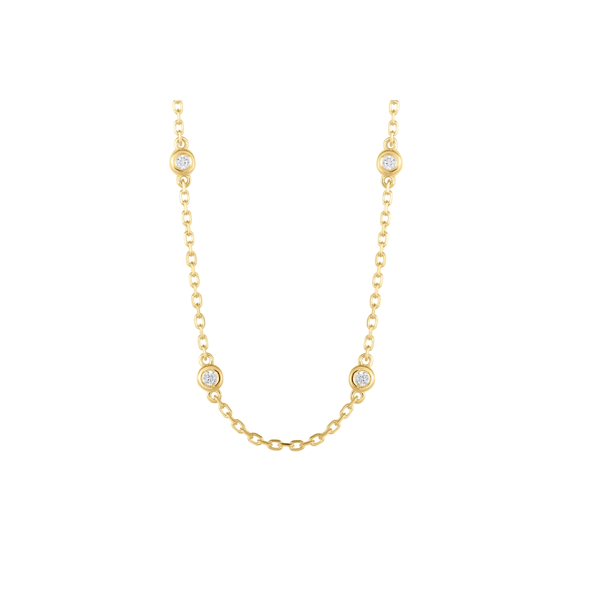 Necklaces Necklaces in Yellow Gold containing Diamond 447444