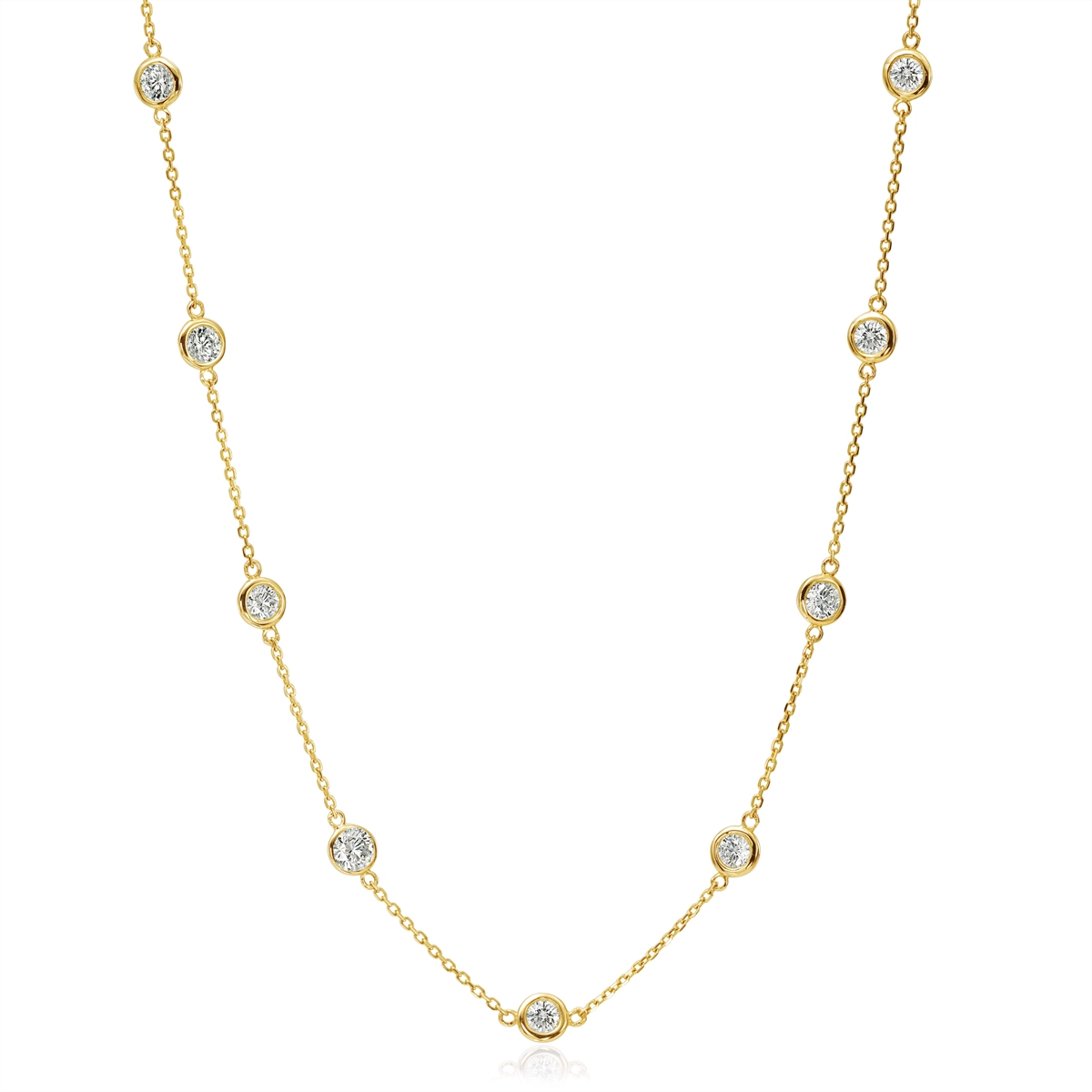 Necklaces Necklaces in Yellow Gold containing Diamond 447445
