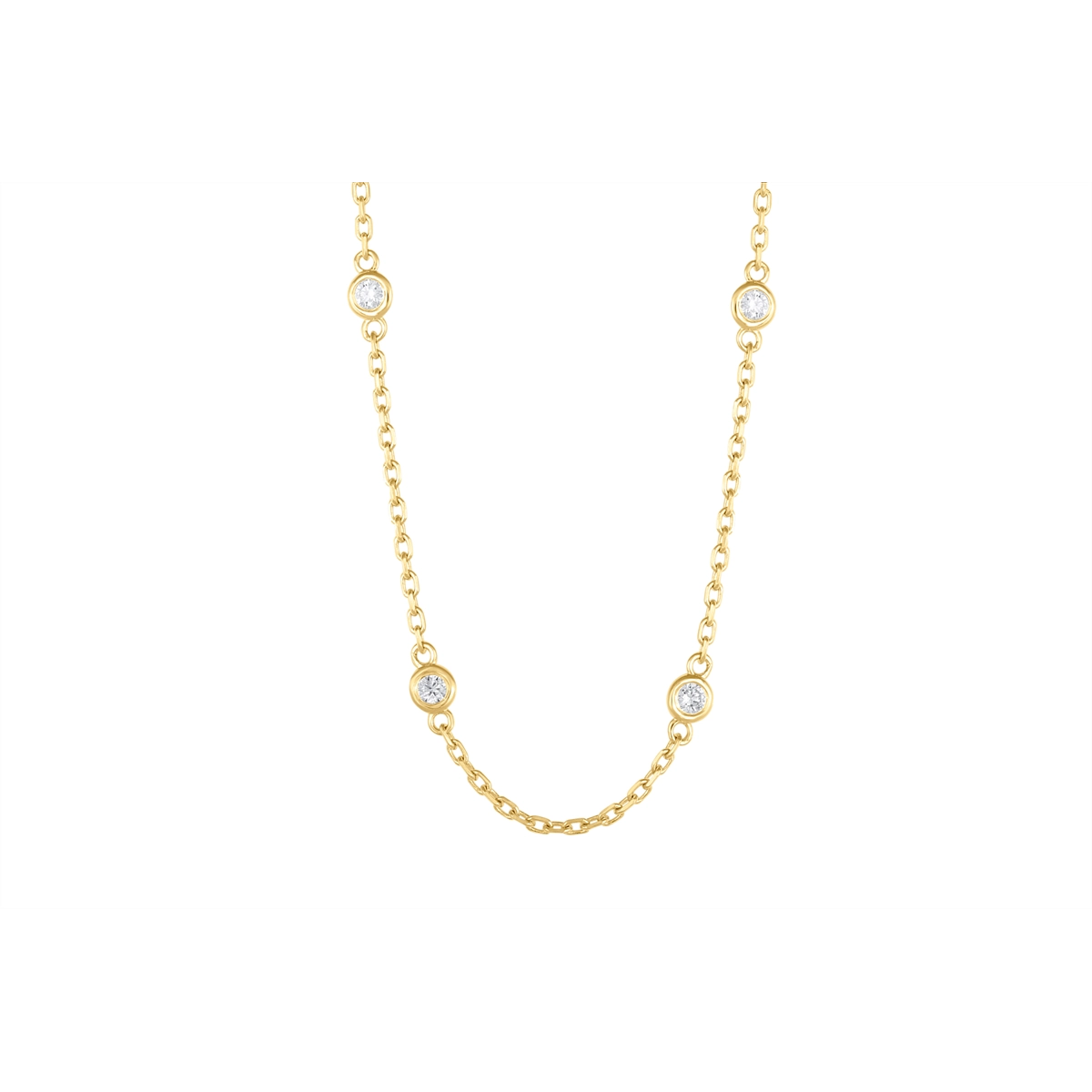 Necklaces Necklaces in Yellow Gold containing Diamond 447446