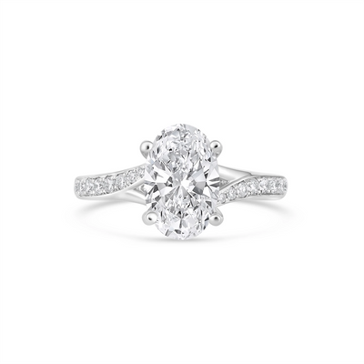 Fana Engagement Rings in White Gold containing Diamond S3593/WG-2.5CT-OV