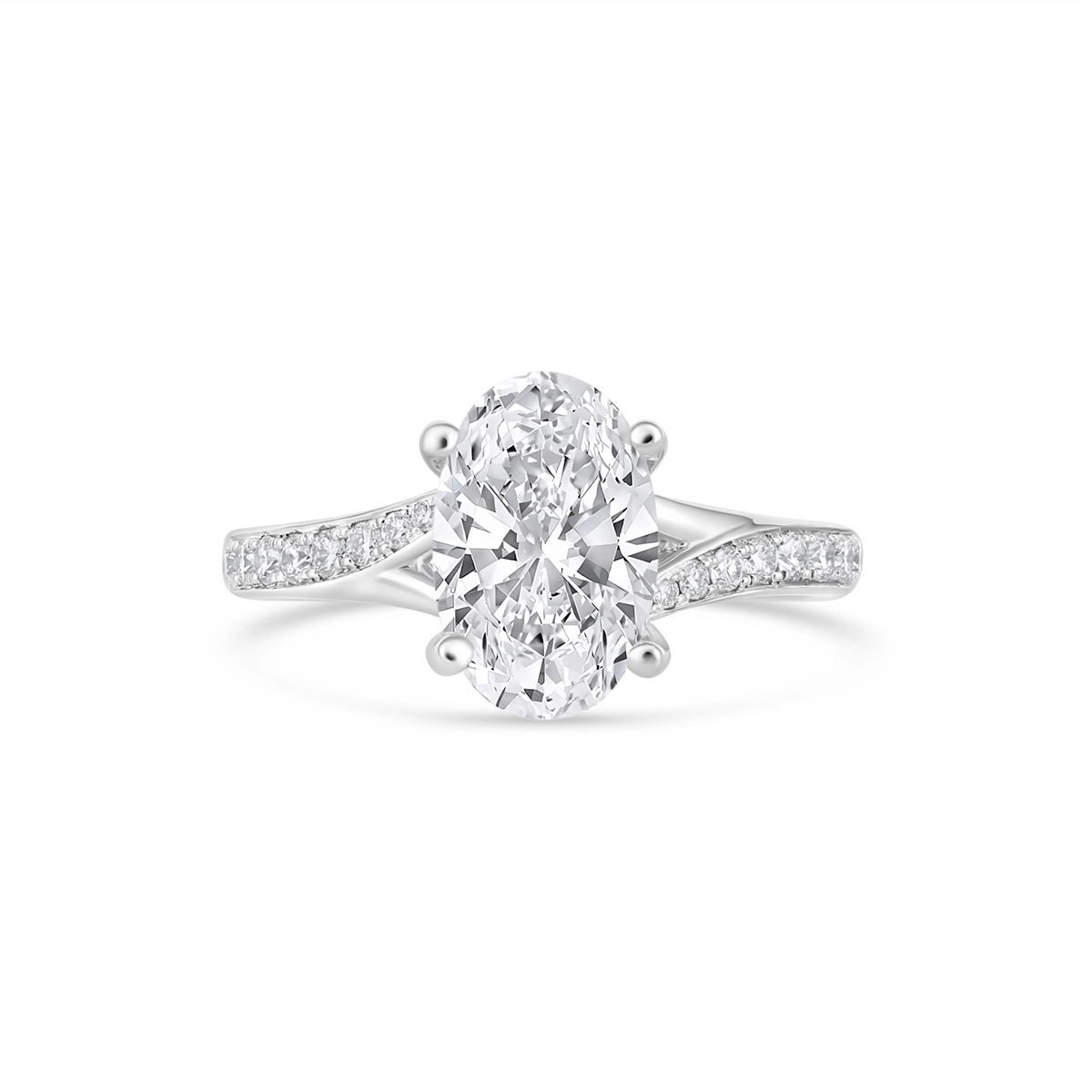 Fana Engagement Rings in White Gold containing Diamond S3593/WG-2.5CT-OV
