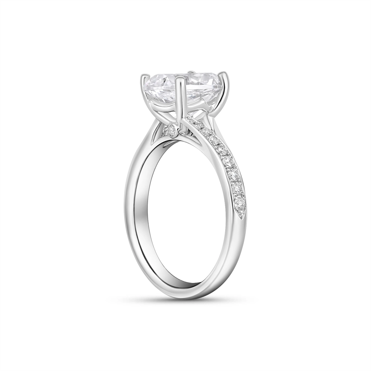 Fana Engagement Rings in White Gold containing Diamond S3593/WG-2.5CT-OV