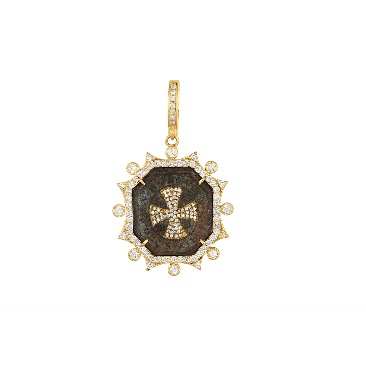 Cynthia Ann Pendants in Yellow Gold containing Diamond ECL4097