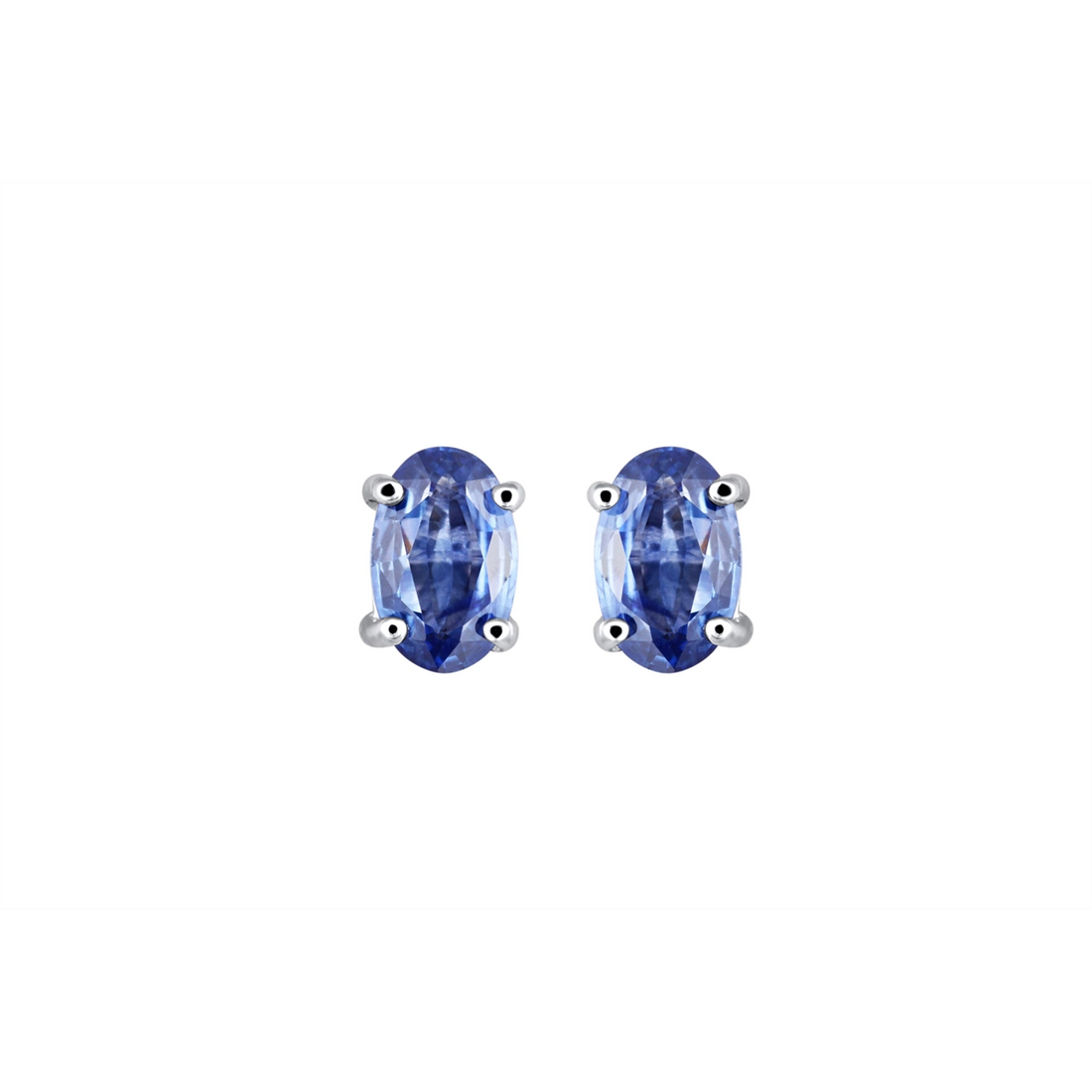 Earrings Earrings in White Gold containing Sapphire 447597