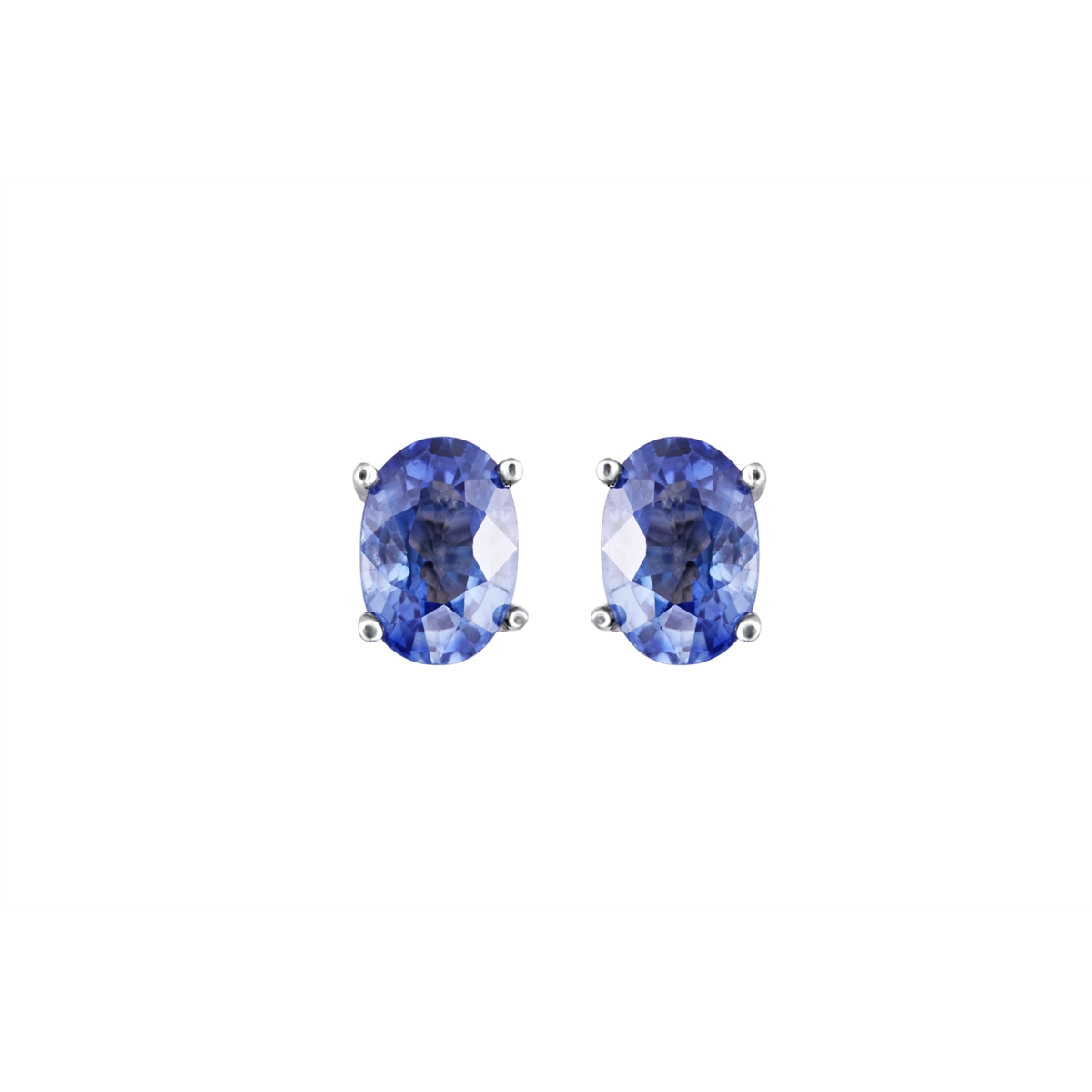 Earrings Earrings in White Gold containing Sapphire 447598