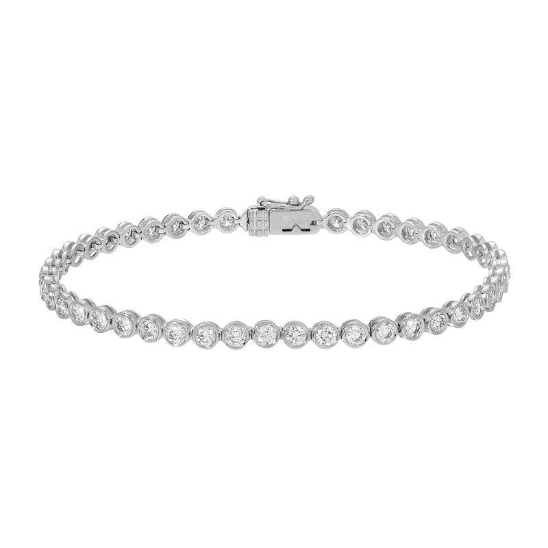 Bracelets Necklaces in White Gold containing Diamond 447684