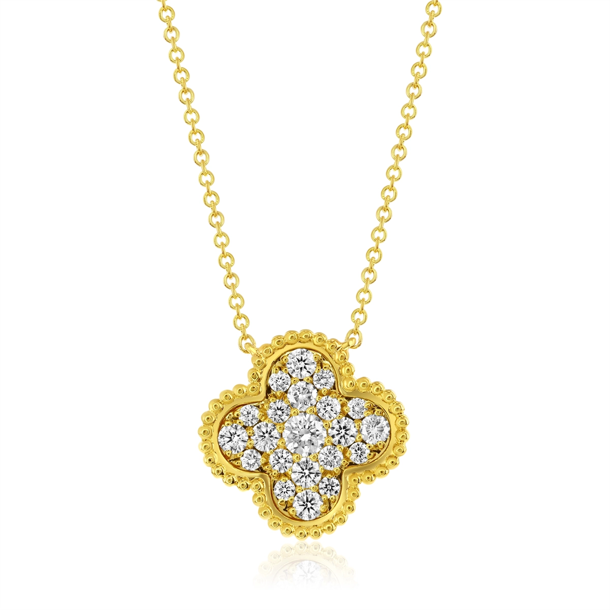 Necklaces Necklaces in Yellow Gold containing Diamond 447686