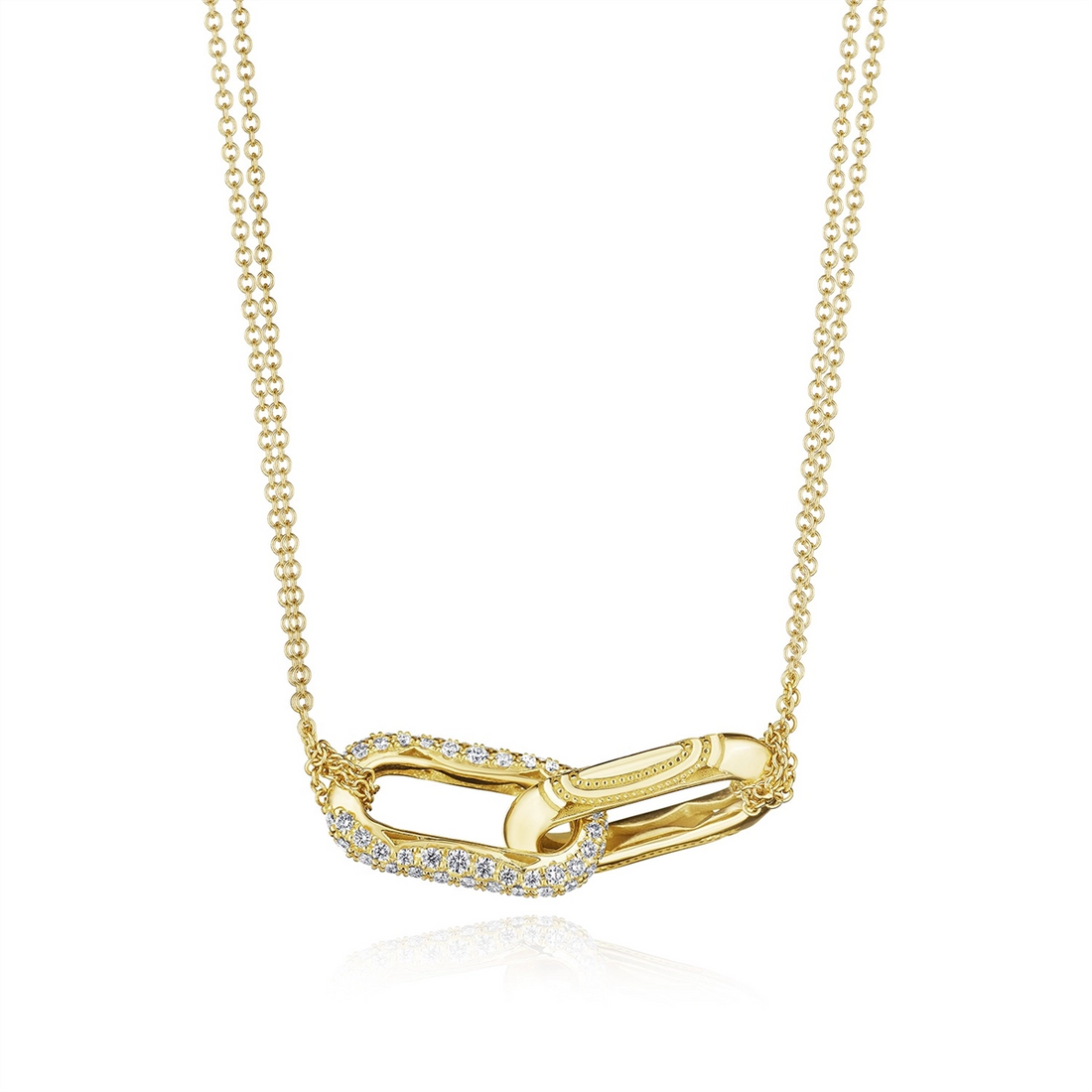 Tacori Necklaces in Yellow Gold containing Diamond FN 844 Y 17