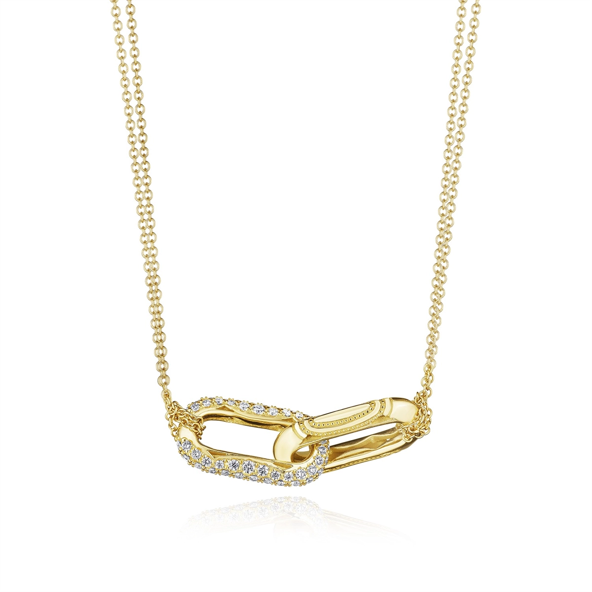 Tacori Necklaces in Yellow Gold containing Diamond FN 844 Y 17