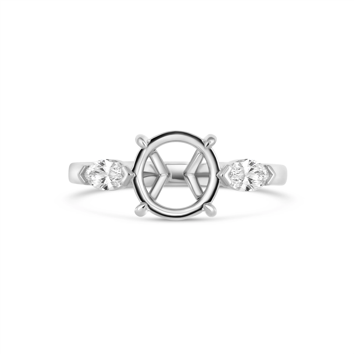 Engagement Collections Engagement Rings in White Gold containing Diamond 447801