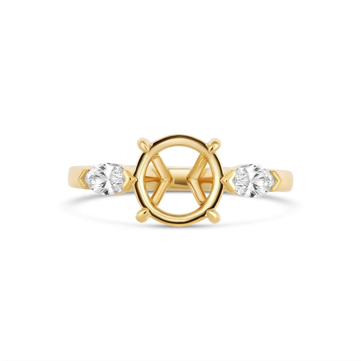 Engagement Collections Engagement Rings in Yellow Gold containing Diamond 447802