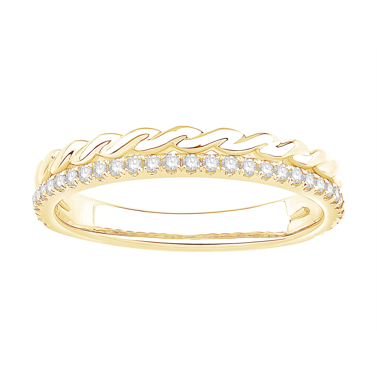 Wedding Bands Wedding Rings in Yellow Gold containing Diamond 447881