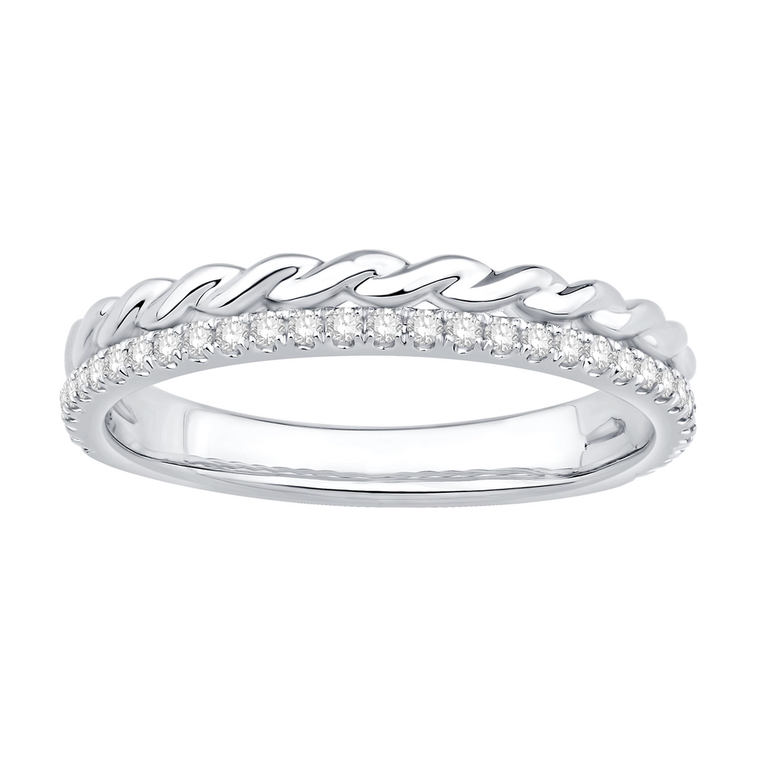 Wedding Bands Wedding Rings in White Gold containing Diamond 447882
