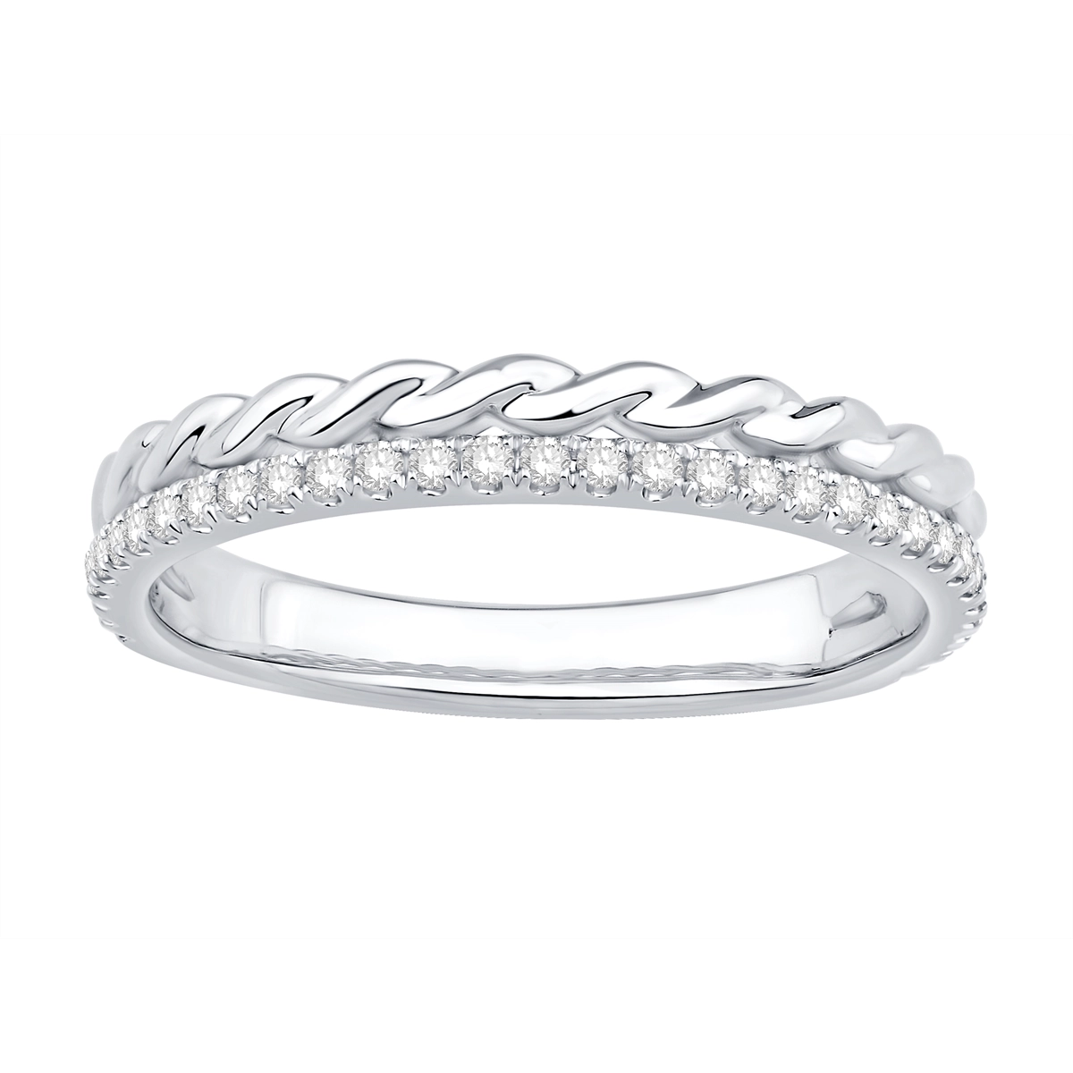 Wedding Bands Wedding Rings in White Gold containing Diamond 447882
