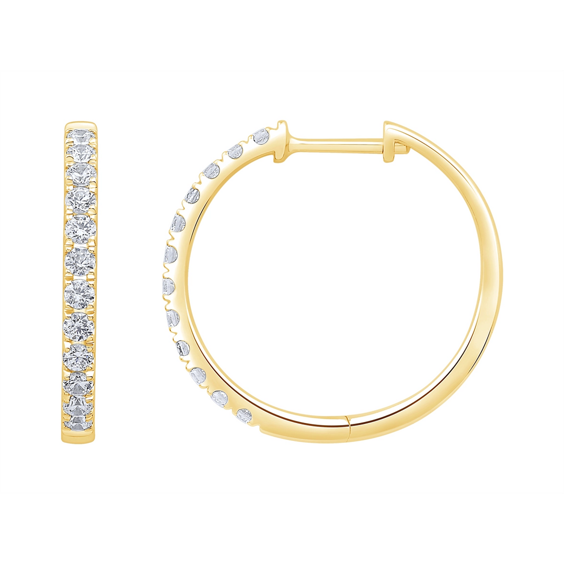 Earrings Earrings in Yellow Gold containing Diamond 447898