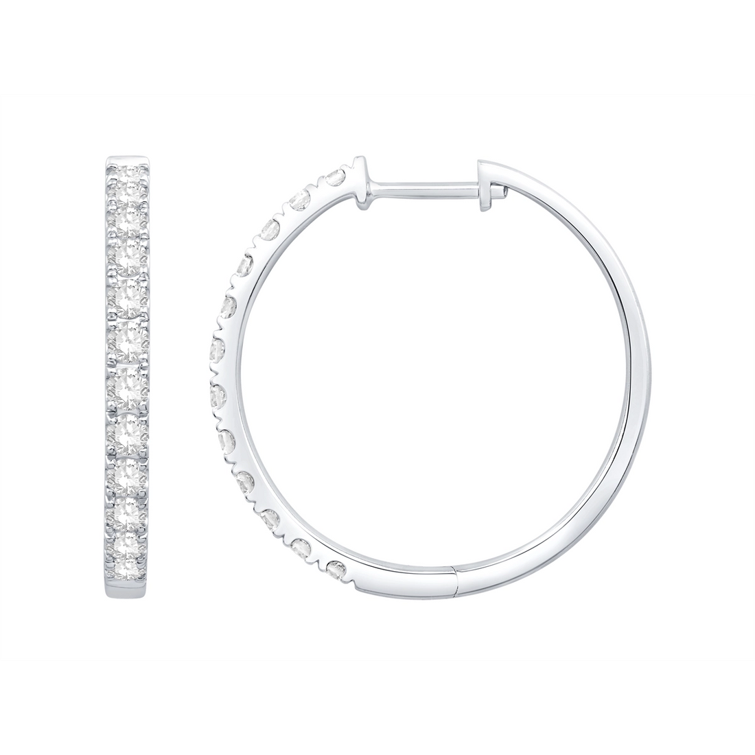 Earrings Earrings in White Gold containing Diamond 447901