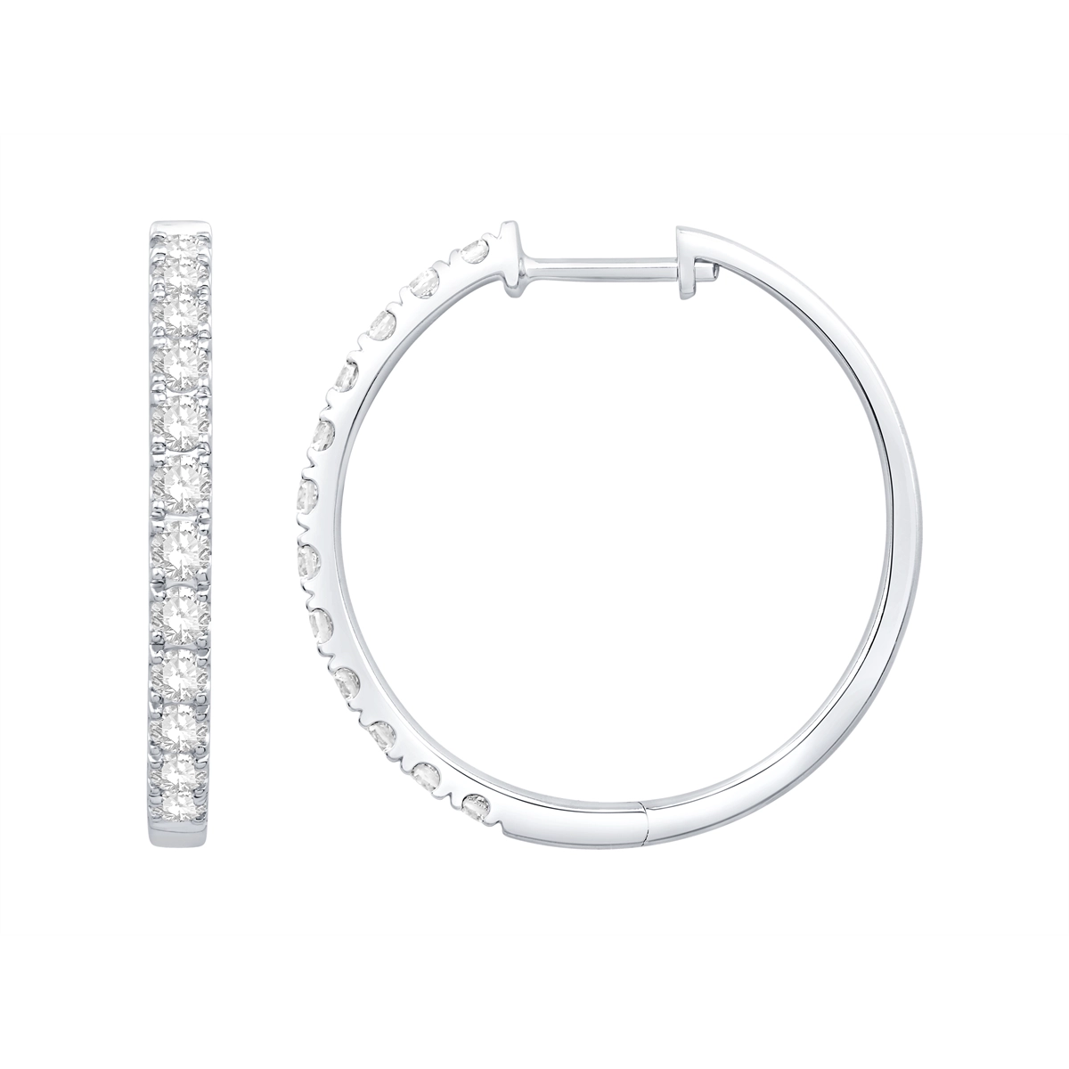 Earrings Earrings in White Gold containing Diamond 447901