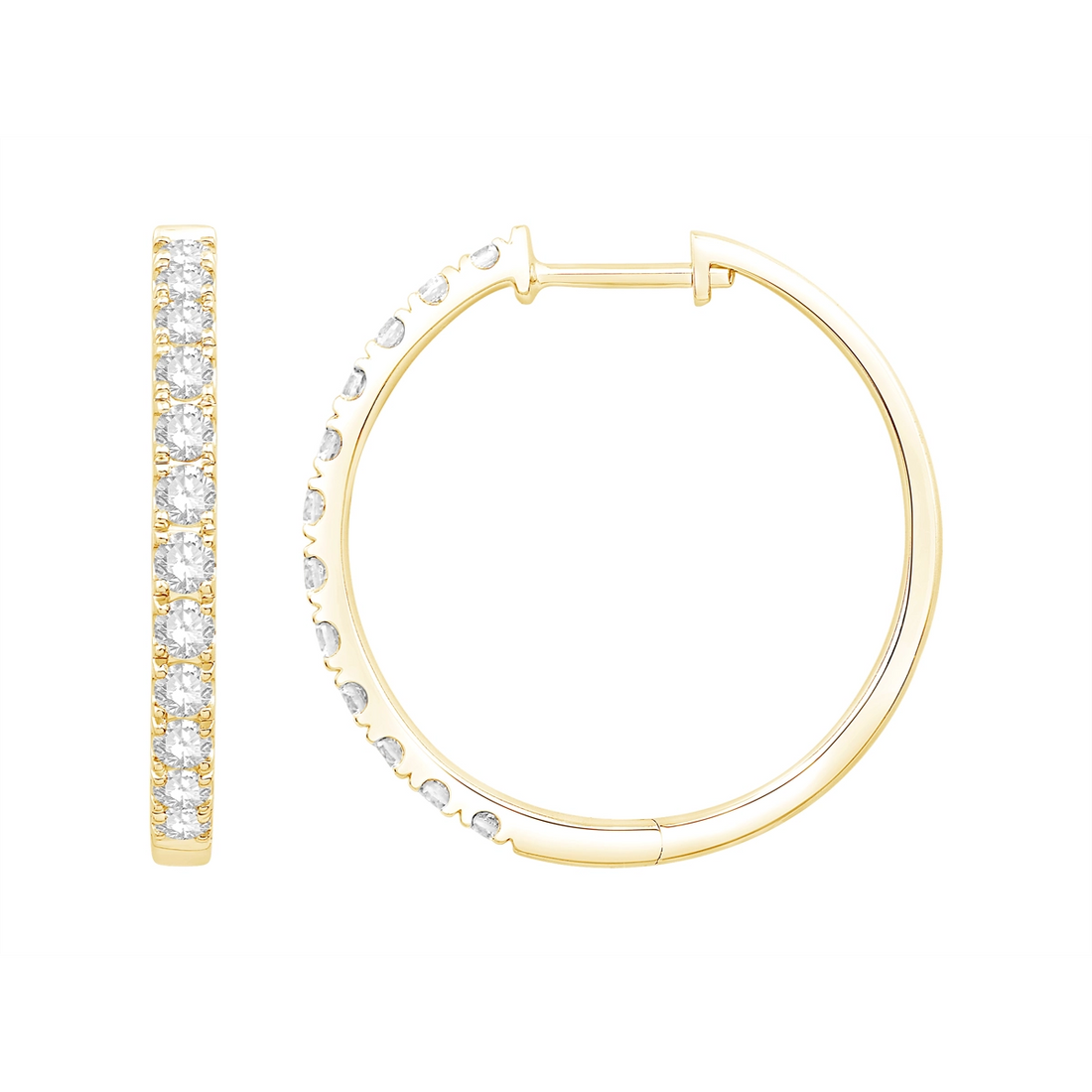 Earrings Earrings in Yellow Gold containing Diamond 447902