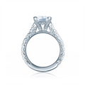Tacori Engagement Rings in Platinum/Palladium containing Diamond HT 2623 EC 10X7.5