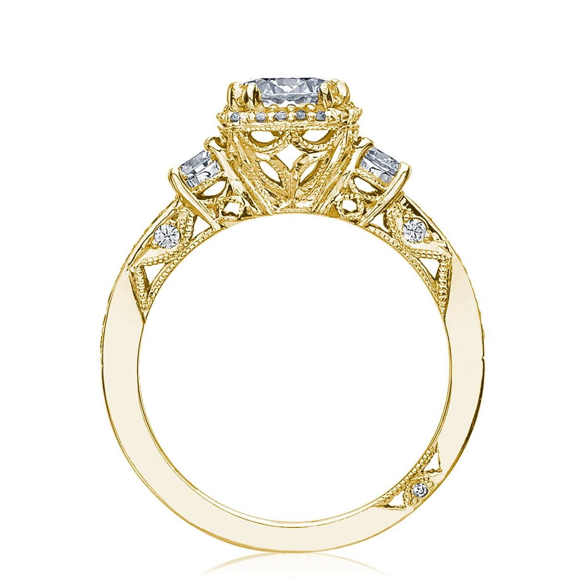 Tacori Engagement Rings in Yellow Gold containing Diamond 2623 RD LG P Y