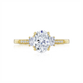 Tacori Engagement Rings in Yellow Gold containing Diamond 2659 OV 8.5X6.5 Y