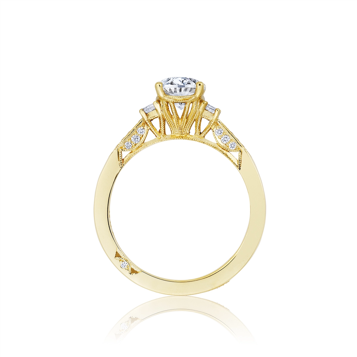 Tacori Engagement Rings in Yellow Gold containing Diamond 2659 OV 8.5X6.5 Y