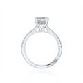 Tacori Engagement Rings in Platinum/Palladium containing Diamond HT 2672 EC 10X7.5