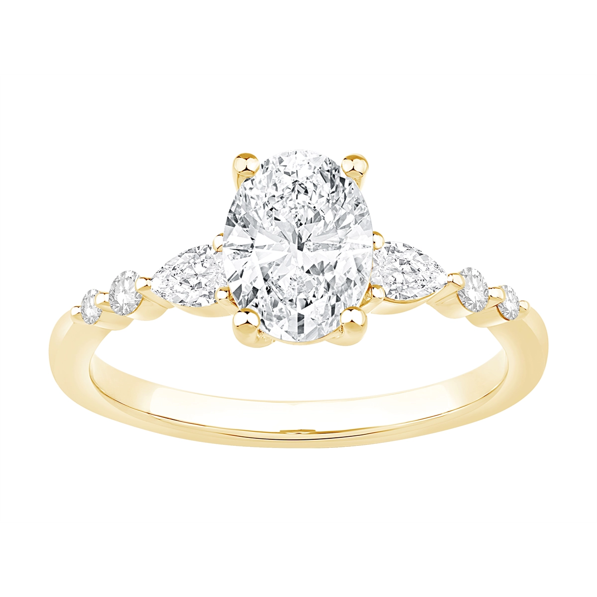 Engagement Collections Engagement Rings in Yellow Gold containing Diamond 448228