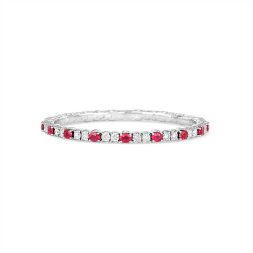 Picchiotti Bracelets in White Gold containing Multi-gemstone, Diamond, Ruby 8945-W