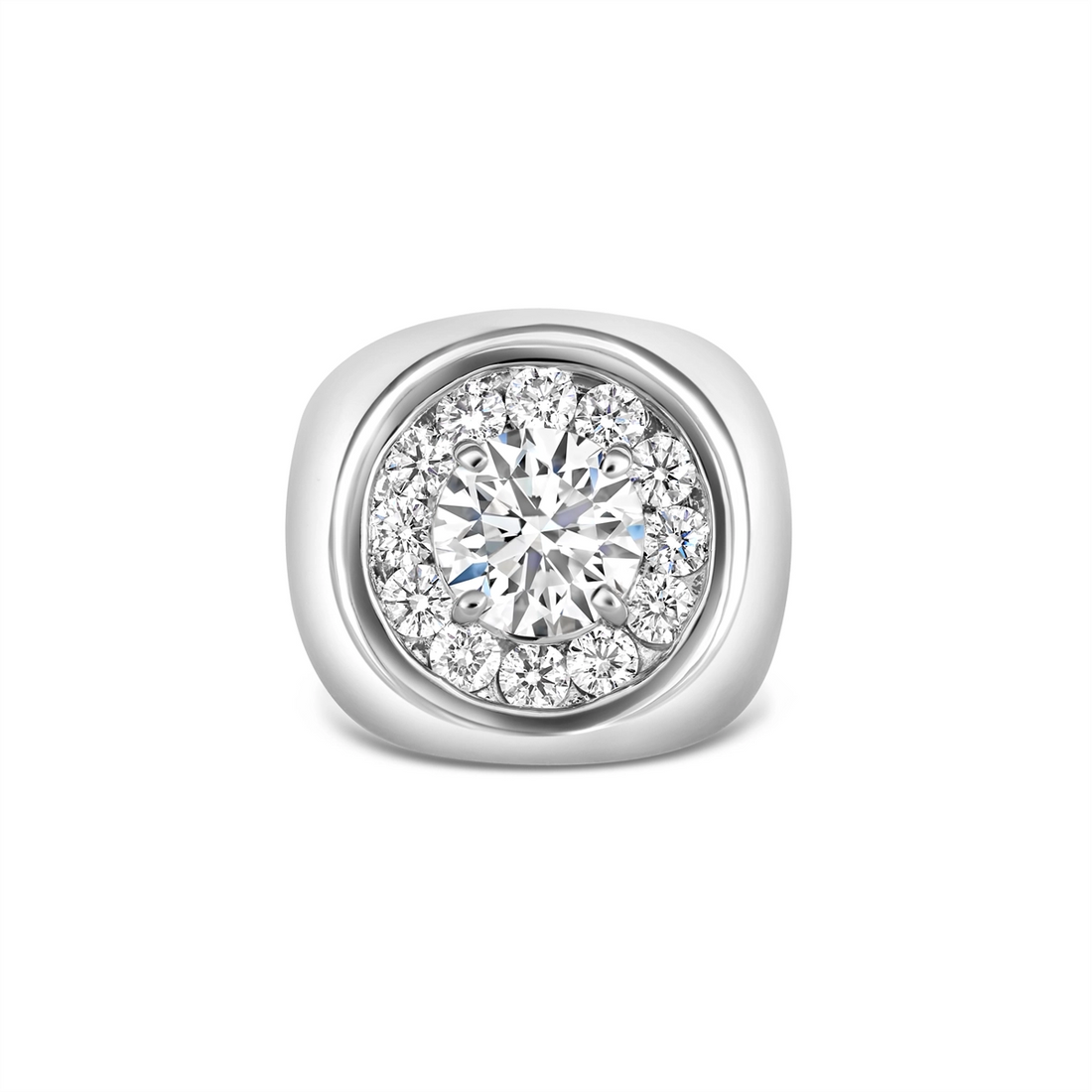 Rings Engagement Rings in Platinum/Palladium containing Diamond ESTATE202412095