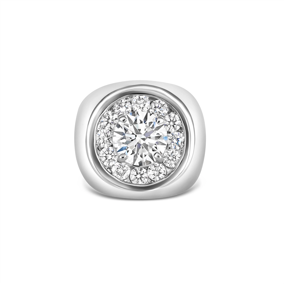 Rings Engagement Rings in Platinum/Palladium containing Diamond ESTATE202412095