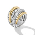 David Yurman Rings in Mixed Metals containing Diamond R18048DS8ADI7