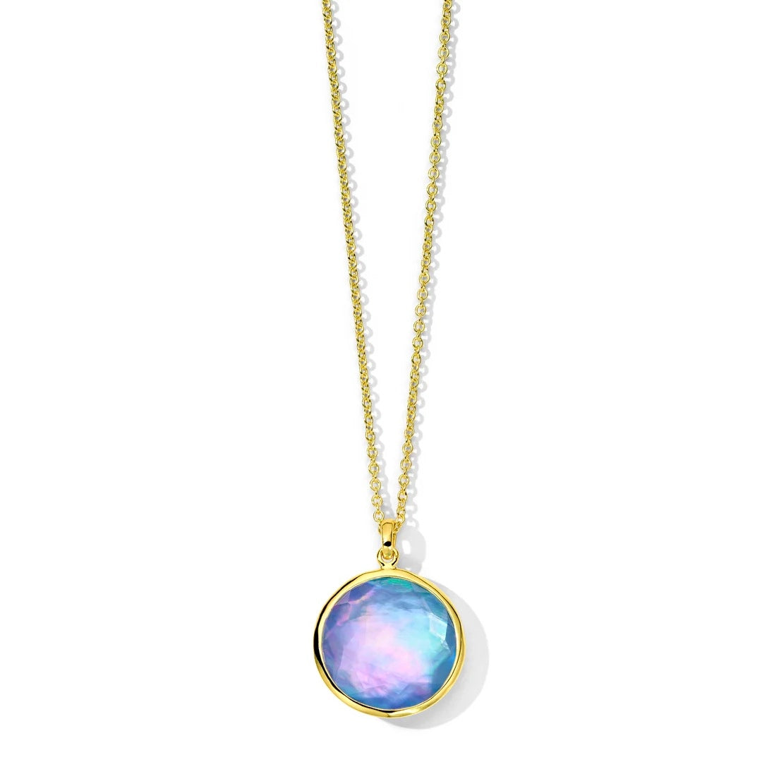 Ippolita Necklaces in Yellow Gold containing Mother of pearl, Lapis, Quartz, Other, Multi-gemstone GN197TFCQMOPLP