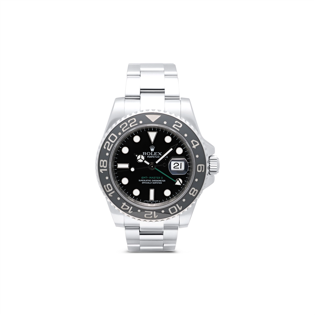 Preowned Rolex watch in Alternative Metals M116710LN-0001