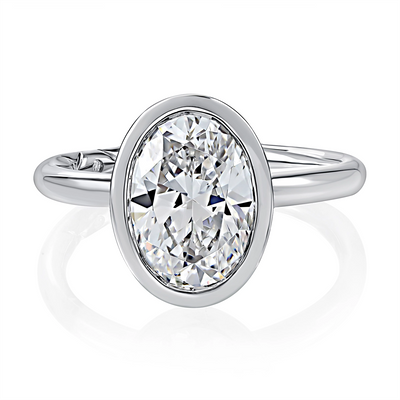 A. Jaffe Engagement Rings in White Gold containing Diamond MECOV3006L/250B-W