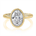 A. Jaffe Engagement Rings in Yellow Gold containing Diamond MECOV3006L/250B-Y