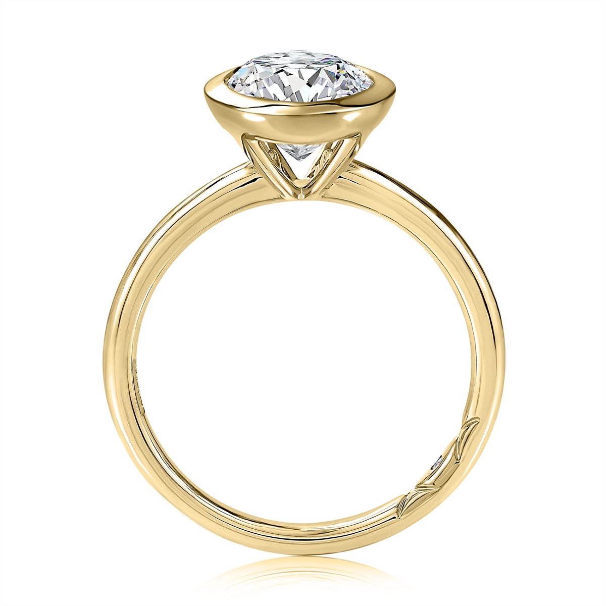 A. Jaffe Engagement Rings in Yellow Gold containing Diamond MECOV3006L/300-Y