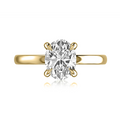 A. Jaffe Engagement Rings in Yellow Gold containing Diamond MECOV2910L/200-Y
