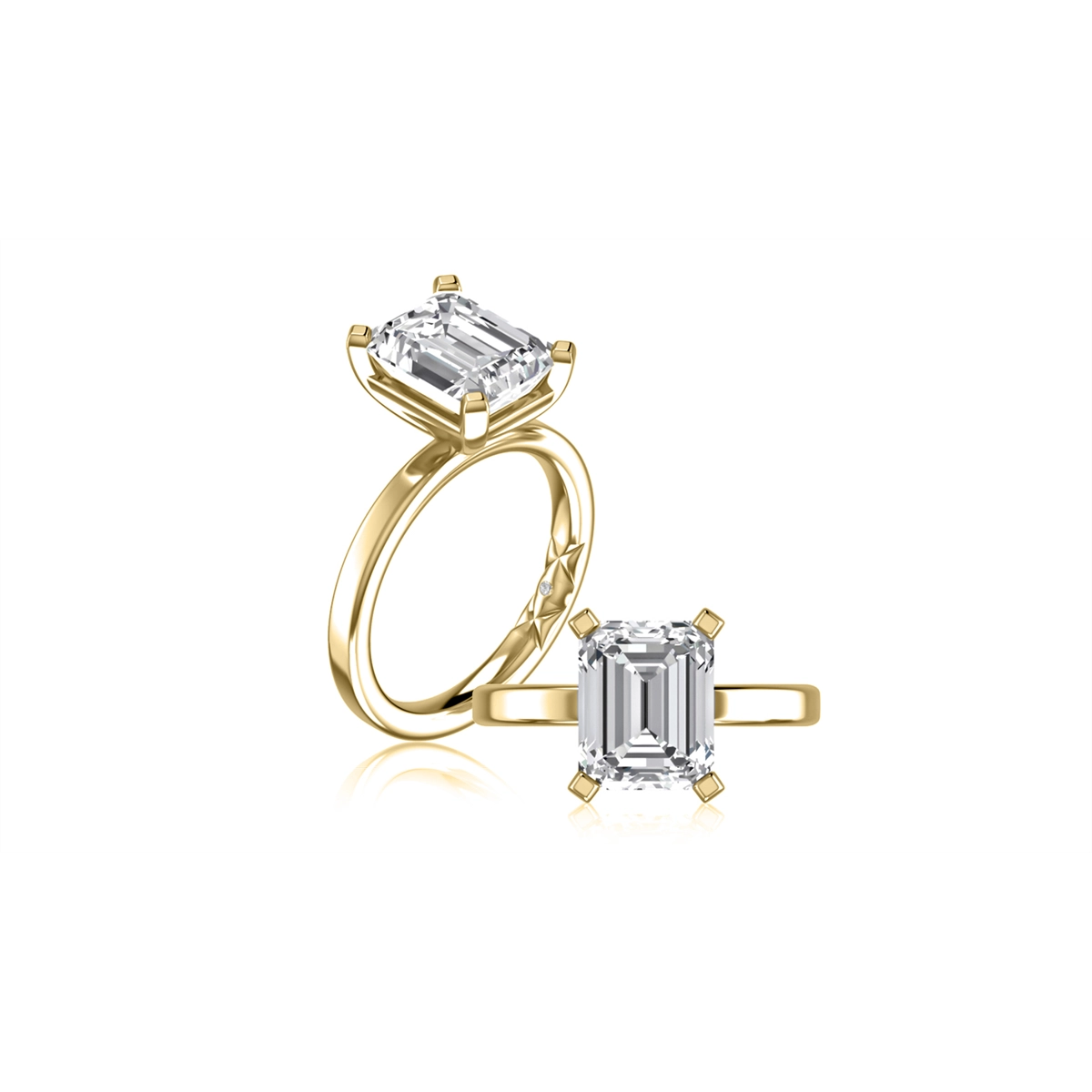 A. Jaffe Engagement Rings in Yellow Gold containing Diamond MECEC2910L/251-Y