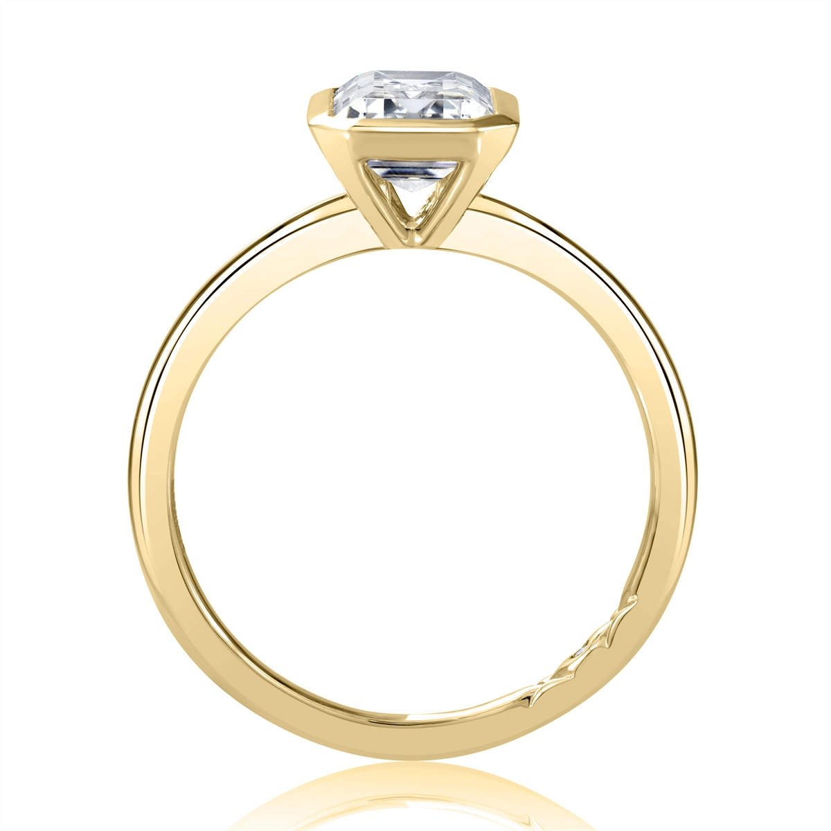 A. Jaffe Engagement Rings in Yellow Gold containing Diamond MECEC3006L/150-Y