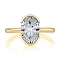 A. Jaffe Engagement Rings in Yellow Gold containing Diamond MECOV2953L/300-Y