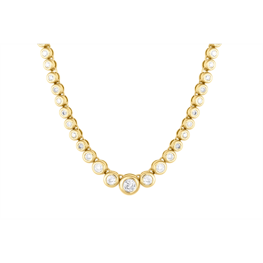 Necklaces Necklaces in Yellow Gold containing Diamond 449036